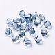 Perles en verre transparentes X-GLAA-L027-K-2