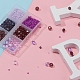 Наборы для изготовления ювелирных изделий из фиолетовой серии своими руками DIY-YW0003-05D-7