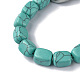 Chapelets de perles en turquoise synthétique G-F743-02M-4