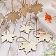 GORGECRAFT 20PCS Unfinished Wooden Maple Leaf Cutouts Craft Blank Wood Slices Hanging Ornaments Ornaments Gift Tags with Holes Fall Leaf DIY Decor Supplies for Fall Harvest Thanksgiving Christmas WOCR-GF0001-01-7