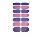 Красочные цветочные тартан полное покрытие блестящие обертывания для ногтей лак для ногтей наклейки MRMJ-S056-DA248-1