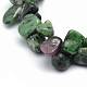 Natural Ruby in Zoisite Beads Strands G-K220-40-3