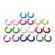 Boucles d'oreilles en acrylique EJEW-P251-33-1