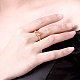 Романтические настоящие 18k позолоченные латунные кольца с фианитами RJEW-BB14635-8G-5
