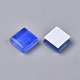 ガラスカボション  モザイクタイル  家の装飾やdiyの工芸品  正方形  ブルー  9.5x9.5x3.5mm  対角長さ：13.5mm  約635個/500g GLAA-WH0015-39-2