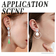 arricraft 36 Pcs 18 Styles Earrings Posts STAS-PH0003-40-6