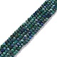 Brins de perles naturelles de chrysocolle et de lapis-lazuli G-D463-08A-1