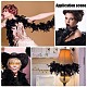 GORGECRAFT 82.6 Inch Long Fluffy Boa Chandelle Turkey Feathers Mardi Gras Feather Boas for Preppy Party Ideas Wedding DIY Crafts Dancing Dress Accessory Halloween Costume Holiday Decors FIND-WH0126-125A-5