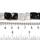 Brins de perles de quartz tourmaliné noir naturel G-C109-A01-01-5