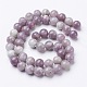 Chapelets de perles en jade lilas naturel GSR8mmC168-3