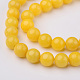 Chapelets de perles en jade Mashan naturel G-K151-8mm-06-3