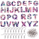Alfabeto colgante pendiente diy kit de fabricación DIY-SZ0006-07-1