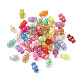 Pandahall Opaque Solid Color & Imitation Jelly & Transparent Styles Acrylic Beads MACR-TA0001-15-3