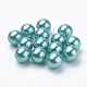 Perlas de imitación de plástico ecológicas X-MACR-S277-8mm-C19-2