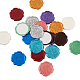 20 pièces autocollants de sceau de cire adhésifs 10 couleurs DIY-TA0003-47-4