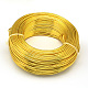 丸アルミ線  曲げ可能なメタルクラフトワイヤー  DIYジュエリークラフト作成用  ゴールド  7ゲージ  3.5mm  20m / 500g（65.6フィート/ 500g） AW-S001-3.5mm-14-1