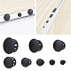 GORGECRAFT 8 Sizes 300PCS Plastic Hole Plugs Snap in Flush Type Hole Plugs Post Pipe Insert End Caps for Kitchen Cabinet Furniture Fencing (3.4/4/6/7.3/10.4/11/13/16mm) AJEW-GF0005-64-6