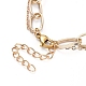 304 acero inoxidable clip cadenas colgantes collares escalonados NJEW-JN02765-02-4