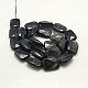 Brins de perles de jaspe en argent naturel G-G234-10x14mm-05-2