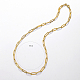 Büroklammerketten-Halsketten aus Edelstahl für Damen KC1989-6