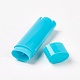 4.5g ppプラスチックdiy空の口紅容器  リップグロスチューブ  リップバームチューブ  キャップ付き  ダークターコイズ  6.65x2x1.3~1.7cm  インナーサイズ：4.8センチメートル DIY-WH0095-A04-2