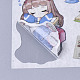 Cute Cartoon Girl Scrapbook Stickers DIY-S037-18A-4