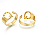 (Jewelry Parties Factory Sale)Alloy Cuff Finger Rings RJEW-S038-195Q-G-NR-1