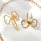 Серьги-гвоздики из нержавеющей стали 304 EJEW-G423-32F-G-3