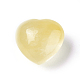 Piedra natural del amor del corazón del jade del topacio G-E548-01-2