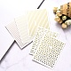 Hot Stamping Nail Decals Stickers MRMJ-R088-32-M-1