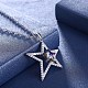 925 Sterling Silver Pendant Necklaces NJEW-BB30725-5