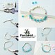 Cuentas redondas de perlas de vidrio teñidas ecológicas pandahall elite HY-PH0001-3mm-RB074-4