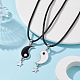 2-teiliges Yin-Yang-Paar-Halsketten-Set im 2-Stil NJEW-JN04578-2