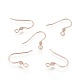 304 Stainless Steel Earring Hooks STAS-H436-04RG-1