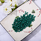 Olycraft Eco-Friendly Plastic Imitation Pearl Beads MACR-OC0001-09-10