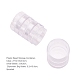Aufbewahrungsbehälter aus Kunststoffperlen mit Deckel und 30-teiligen Mini-Vorratsgläsern X-C020Y-5
