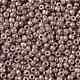 TOHOラウンドシードビーズ  日本製シードビーズ  （1201)つの不透明なベージュピンクの大理石  8/0  3mm  穴：1mm  約222PCS /ボトル  10 G /ボトル SEED-JPTR08-1201-2