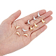 SUPERFINDINGS 18Pcs 3 Colors Brass Charms KK-FH0005-96-3