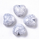 Crackle undurchsichtigen Acryl Perlen CACR-N003-05-1