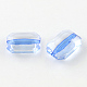 Faceted Rectangle Transparent Acrylic Beads TACR-S120-08-2
