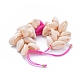(Schmuckpartys im Fabrikverkauf) verstellbare Armbänder aus geflochtenen Perlen mit Nylonschnur BJEW-JB05117-4