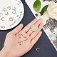 UNICRAFTALE 3 Colors Crescent Moon Charms 15pcs Stainless Steel Charms 2.3mm Hole Pendant 16.5mm Metal Pendants Flat Smooth Charm for DIY Dangle Jewelry Making STAS-UN0004-41-2