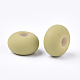 Gummierte Stil Acryl europäischen Perlen OACR-T014-19K-2
