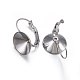 201 Stainless Steel Leverback Earring Findings X-STAS-P210-29P-2