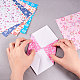 Papel cuadrado de origami DIY-WH0013-40-4