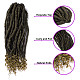 Cheveux bouclés faux locs crochet OHAR-G005-12C-2