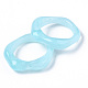 Transparent Resin Finger Rings RJEW-T013-001-F04-3