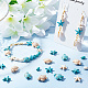 arricraft about 218 Pcs Ocean Sea Theme Turquoise Beads G-AR0005-46-4