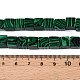 Синтетического малахита бисер нитей G-T139-8x8-39-5