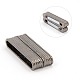 Alloy Rectangle Magnetic Clasps PALLOY-M040-01B-2